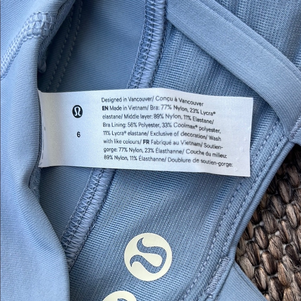 Lululemon x Madhappy Energy Light Blue Sports Bra - Picture 6 of 7